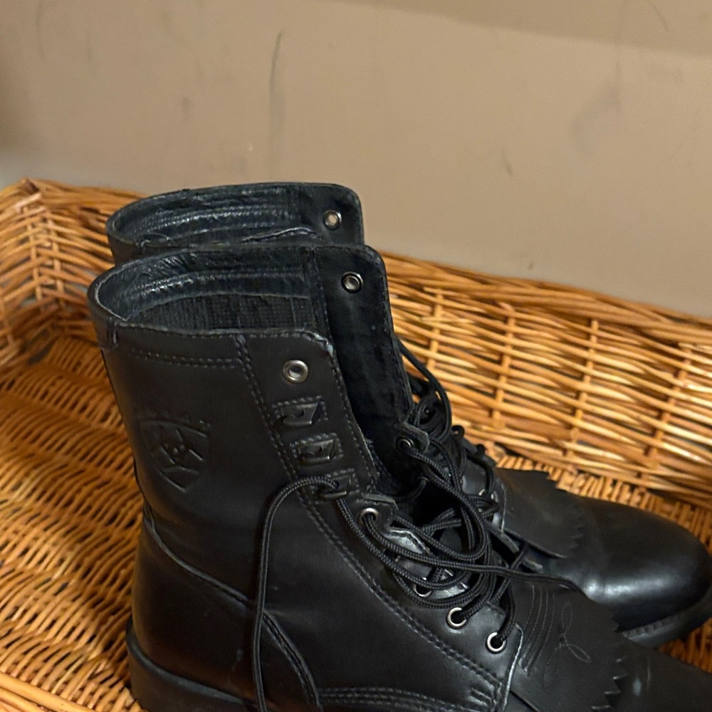 Ariat Men's Sleek Black Lace-Up Boots